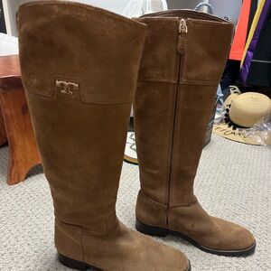 Tory Burch suede boots size 8